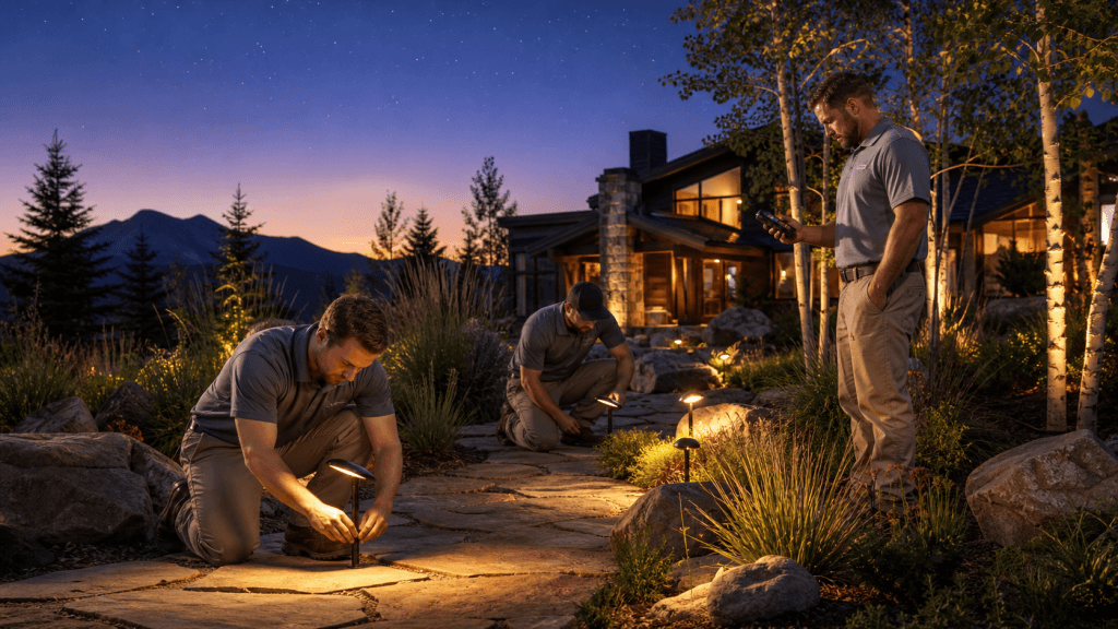 Inside Landscape Lighting Design for Colorado’s Dark Skies