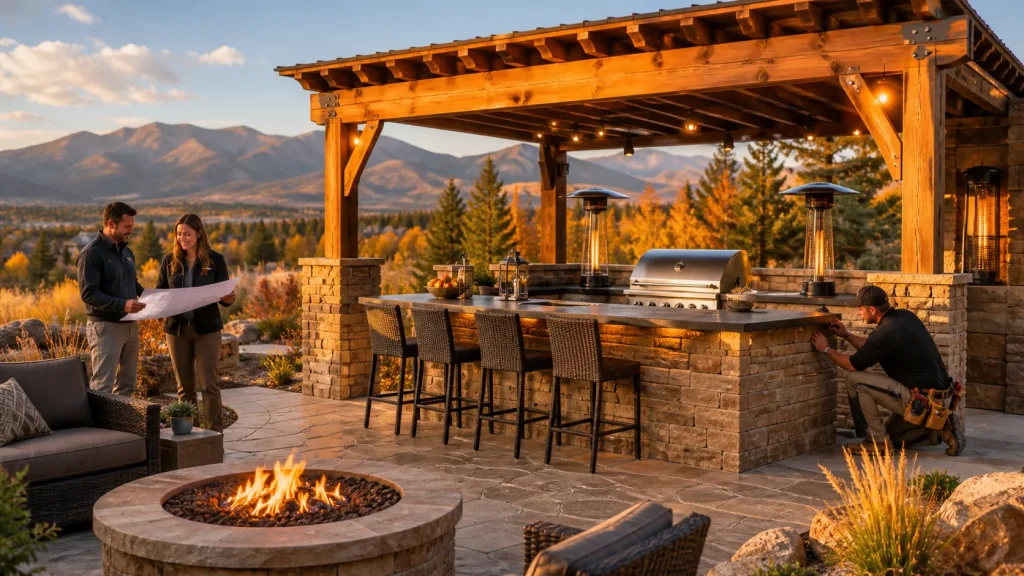 Cool-Weather Outdoor Bars in Monument, CO: Design and Layout Ideas