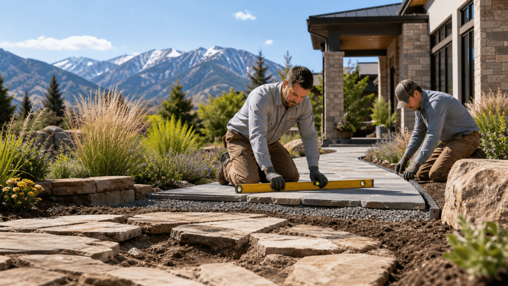 Why Stone Walkways in Colorado Fail and How to Design Them Right