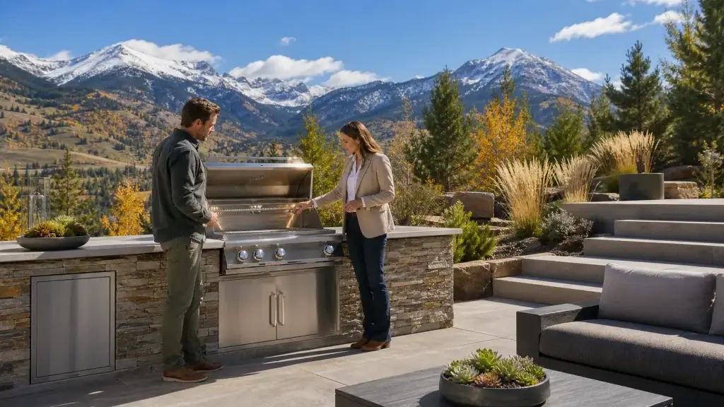 Choosing Built in Grills for Colorado’s High-Altitude Backyards