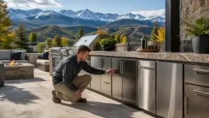 Choosing Outdoor Kitchen Cabinets That Survive Colorado Weather