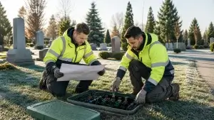 Cold-Season Sprinkler System Planning for Monument Yards