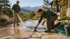 Flagstone Patios in Colorado: Everyday Maintenance That Prevents Damage