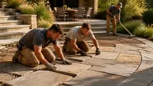 Monument Flagstone Patio Installation for Late-Summer Entertaining