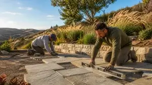 Monument Flagstone Patios That Handle Wind, Sun, and Slope