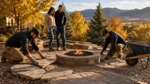Planning Outdoor Fire Pit Installation in Monument Before Winter