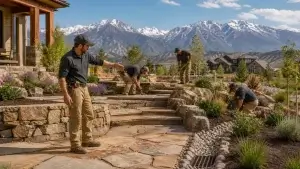 Situation-Specific Flagstone Patios for Colorado’s Sloped Yards