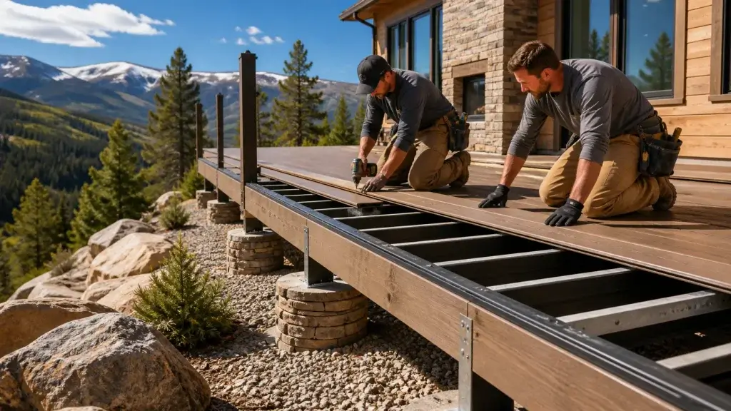 Weather-Resilient Deck Construction in Colorado’s Mountain Yards