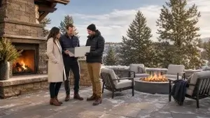Outdoor Fireplace Vs. Fire Pit for Monument Winter Entertaining