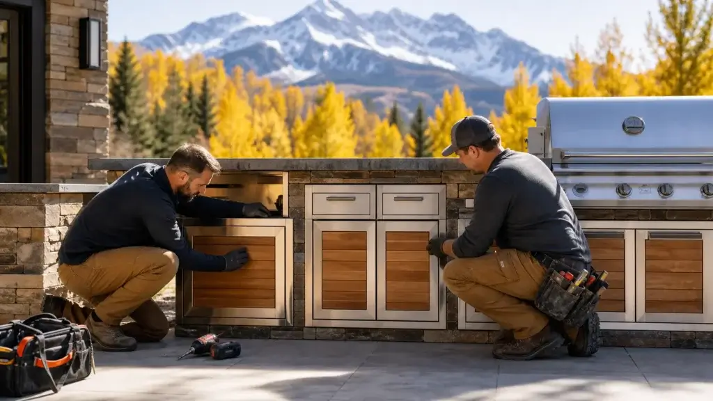 Unlocking Outdoor Kitchen Cabinets for Colorado’s Mountain Climate